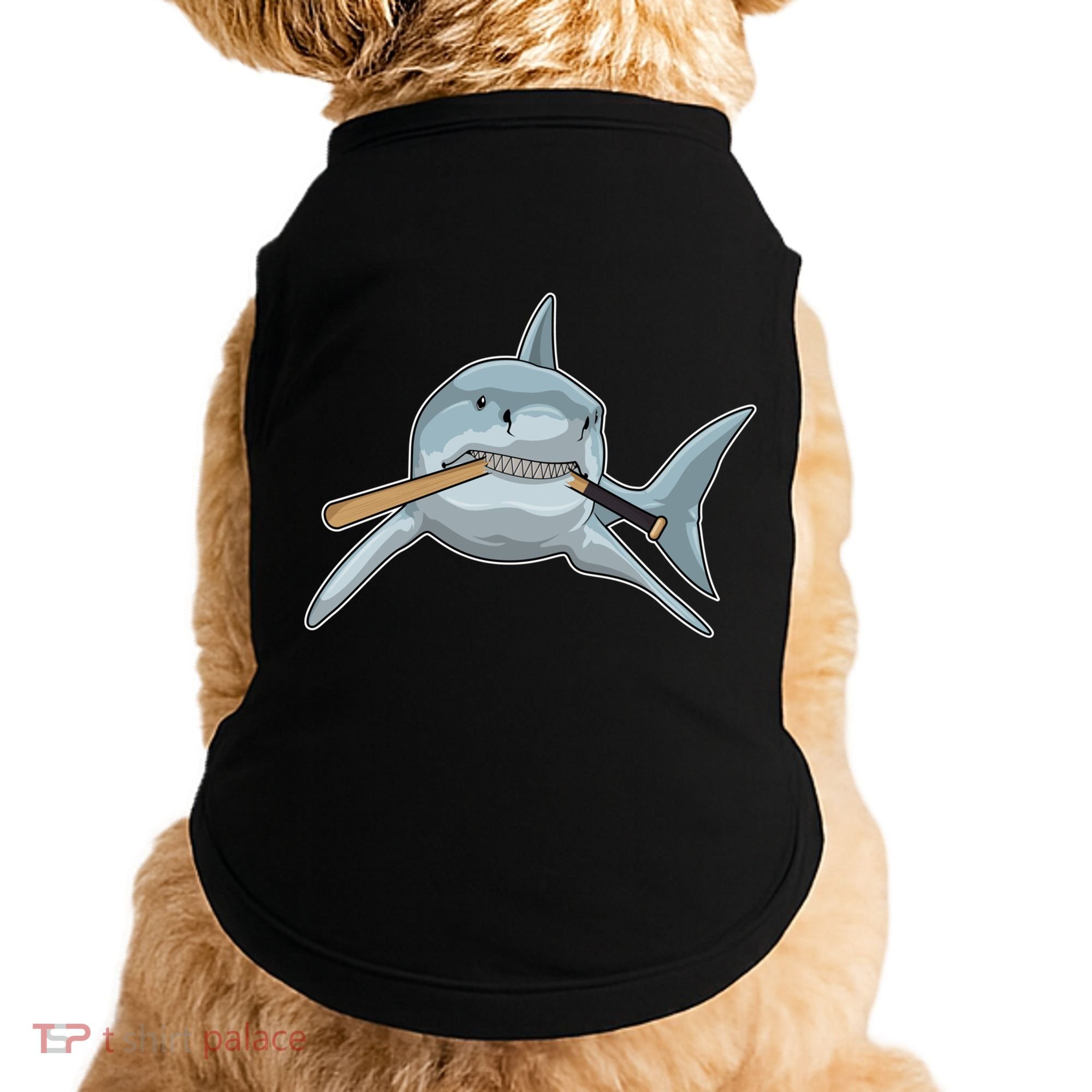 Shark Baseball Baseball Bat Sports Gift Doggie Tank