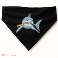 Shark Baseball Baseball Bat Sports Gift USA-Made Doggie Bandana thumb 0