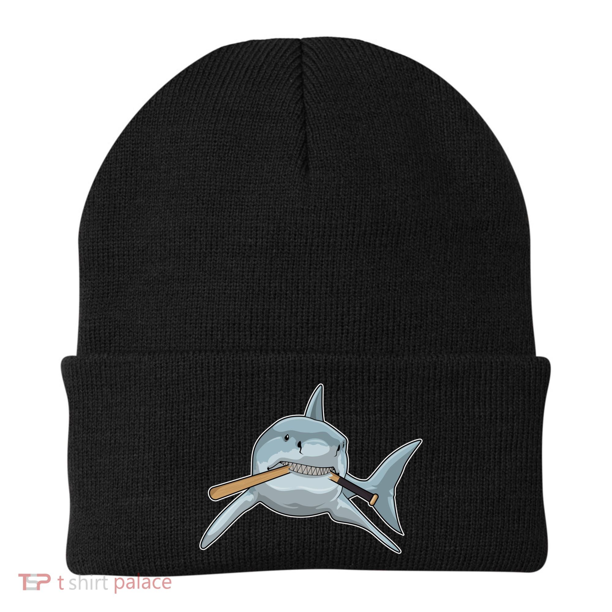 Shark Baseball Baseball Bat Sports Gift Beanie