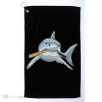 Shark Baseball Baseball Bat Sports Gift Golf Towel thumb 0