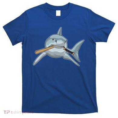 Shark Baseball Baseball Bat Sports Gift T-Shirt