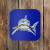 Shark Baseball Baseball Bat Sports Gift Coaster thumb 0