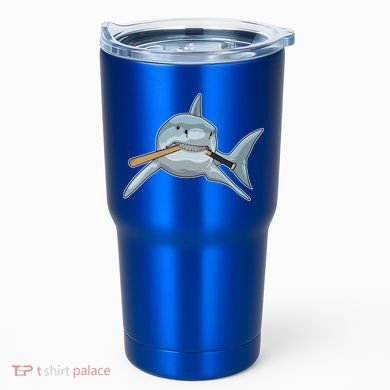Shark Baseball Baseball Bat Sports Gift Tumbler