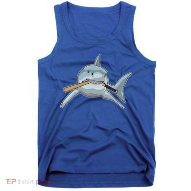 Shark Baseball Baseball Bat Sports Gift Tank Top