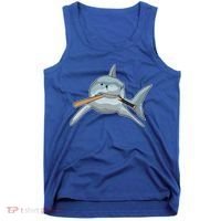 Shark Baseball Baseball Bat Sports Gift Tank Top thumb 0
