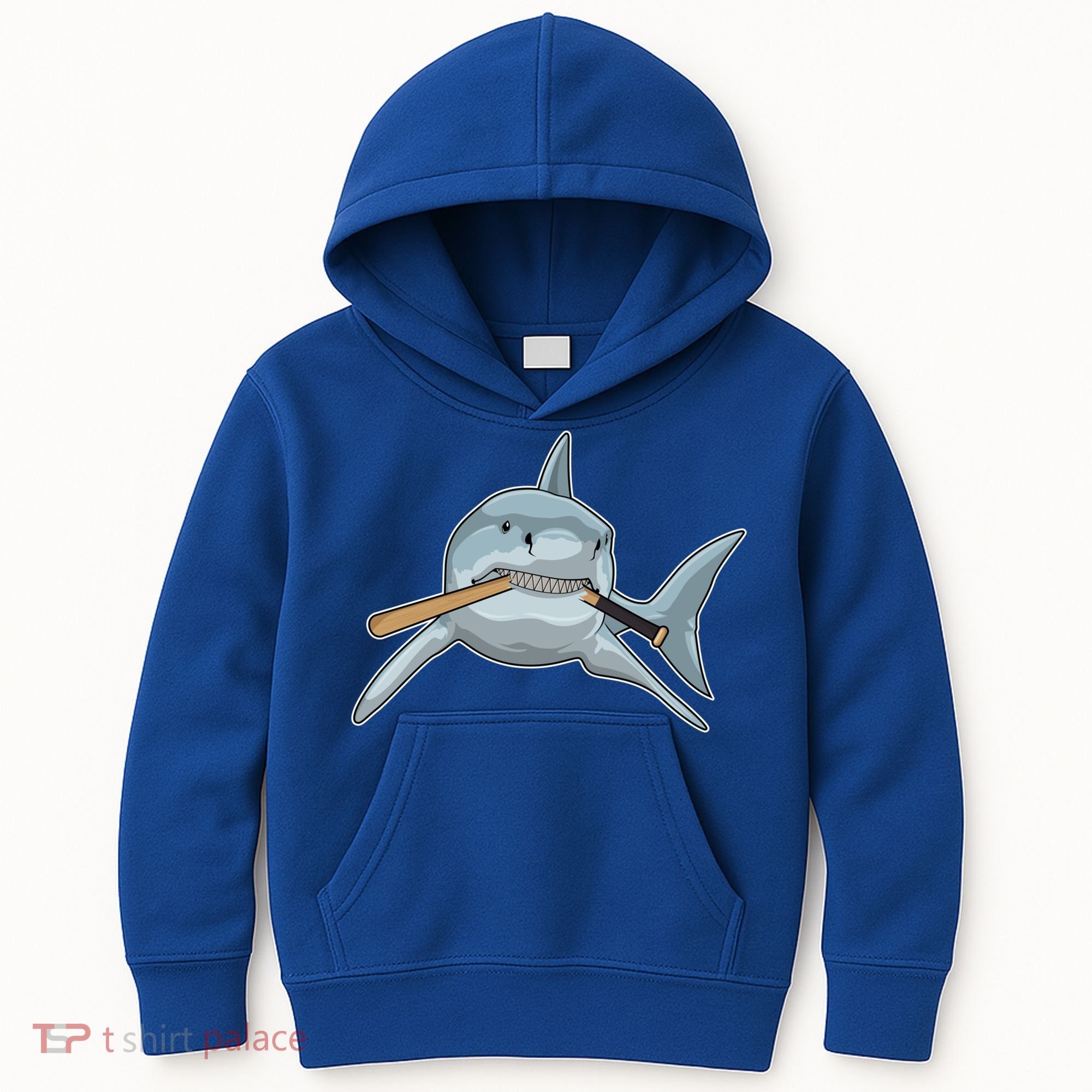 Shark Baseball Baseball Bat Sports Gift Kids Hoodie