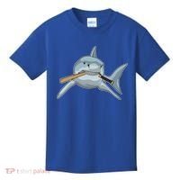 Shark Baseball Baseball Bat Sports Gift Kids T-Shirt thumb 0