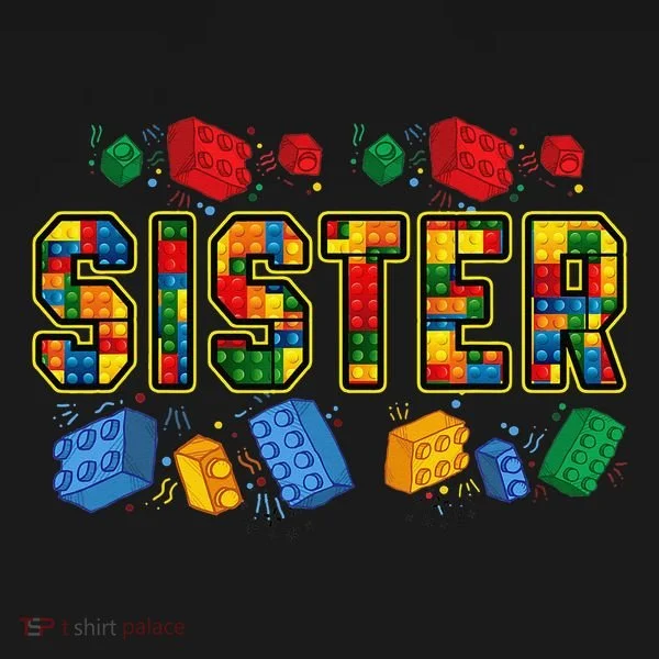 Sister Brick Builder Funny Blocks Master Builder Doggie Tank