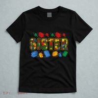 Sister Brick Builder Funny Blocks Master Builder T-Shirt thumb 5