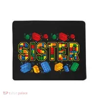 Sister Brick Builder Funny Blocks Master Builder Mousepad thumb 0