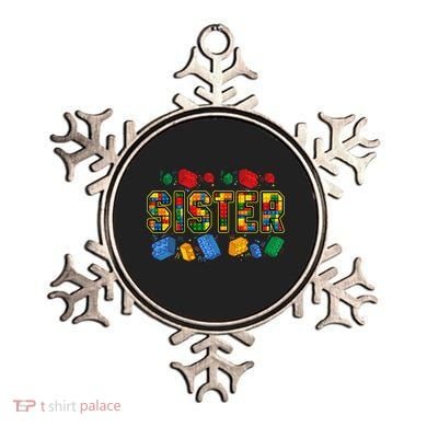 Sister Brick Builder Funny Blocks Master Builder Ornament