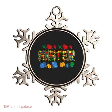 Sister Brick Builder Funny Blocks Master Builder Ornament