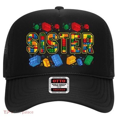 Sister Brick Builder Funny Blocks Master Builder Hat