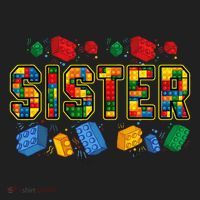 Sister Brick Builder Funny Blocks Master Builder Hat thumb 2