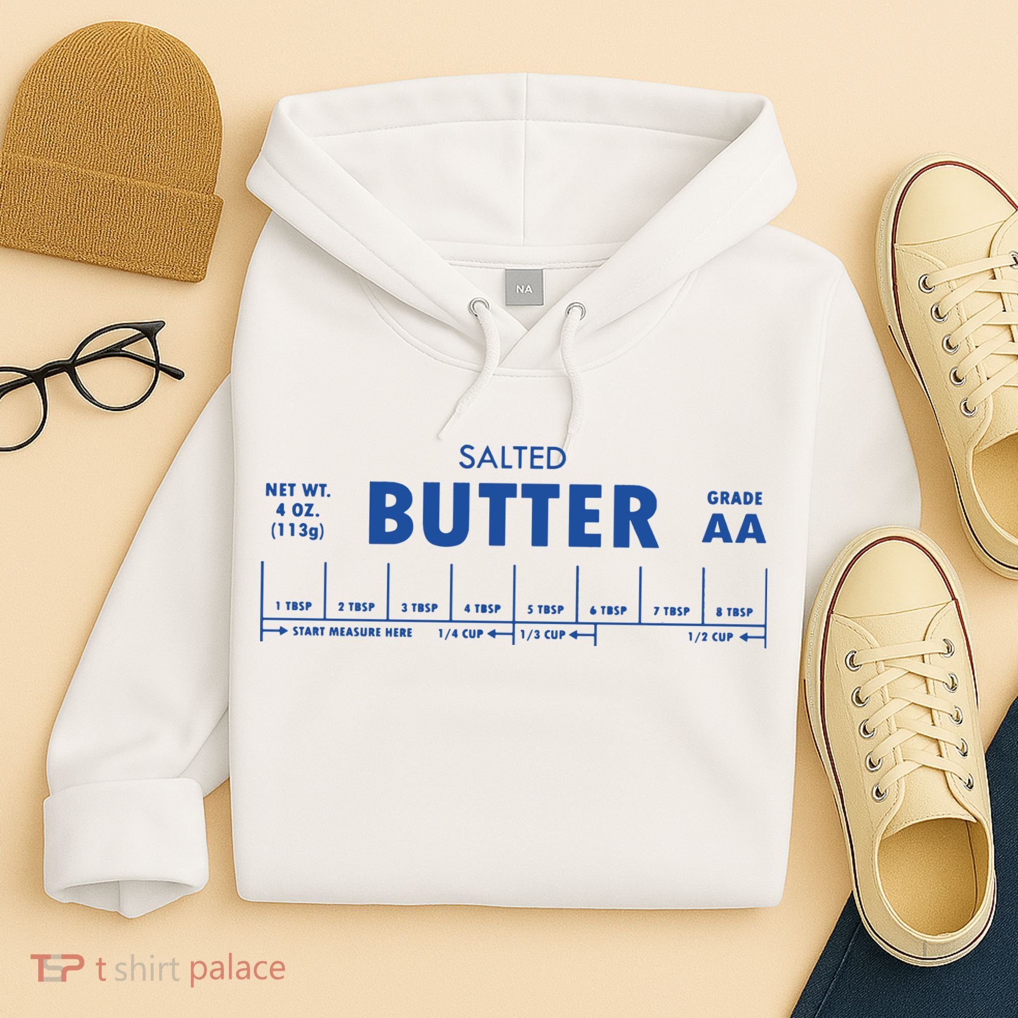 Salted Butter Baker Gift Butter Lover Hoodie