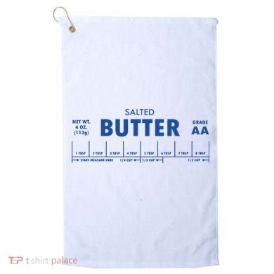 Salted Butter Baker Gift Butter Lover Golf Towel