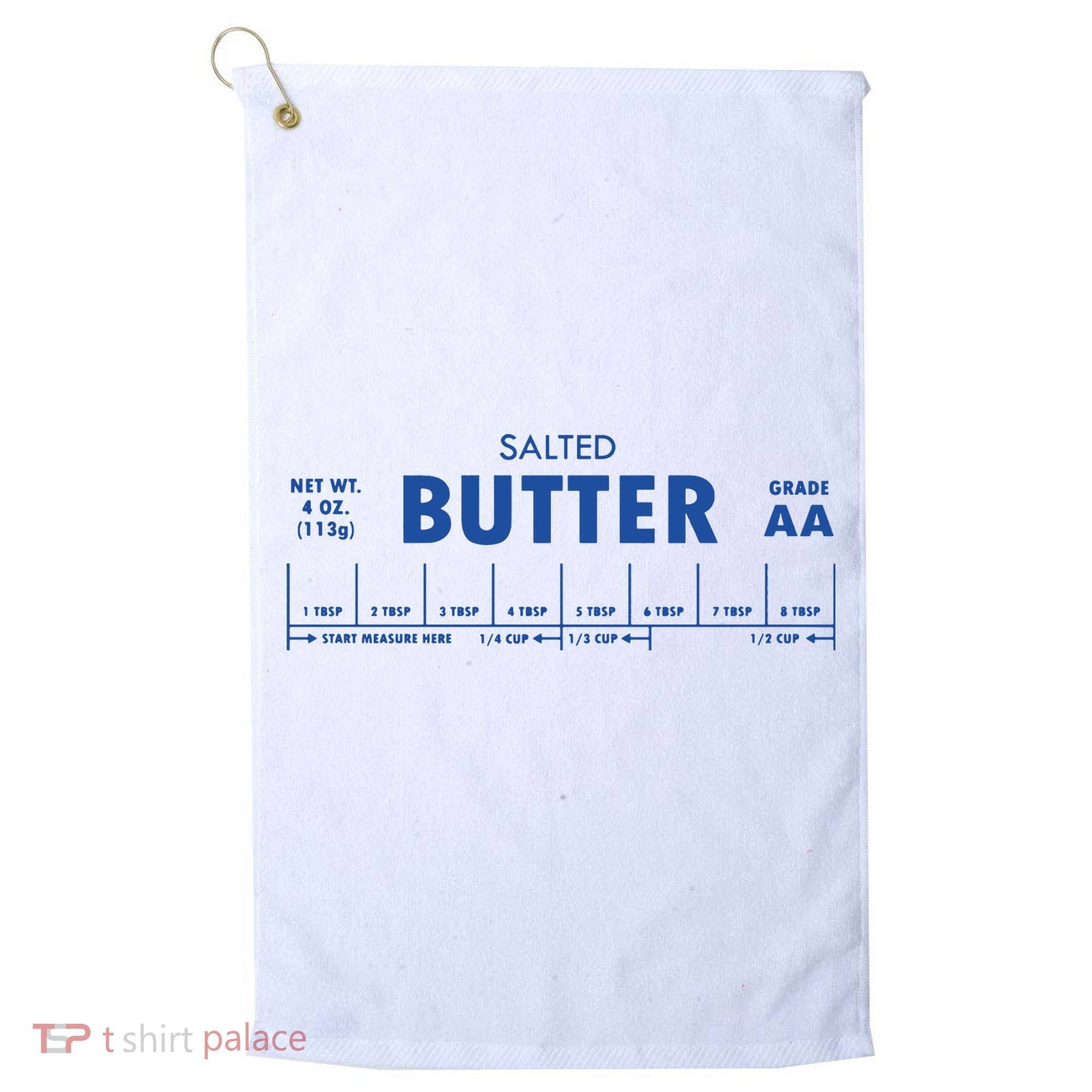 Salted Butter Baker Gift Butter Lover Golf Towel