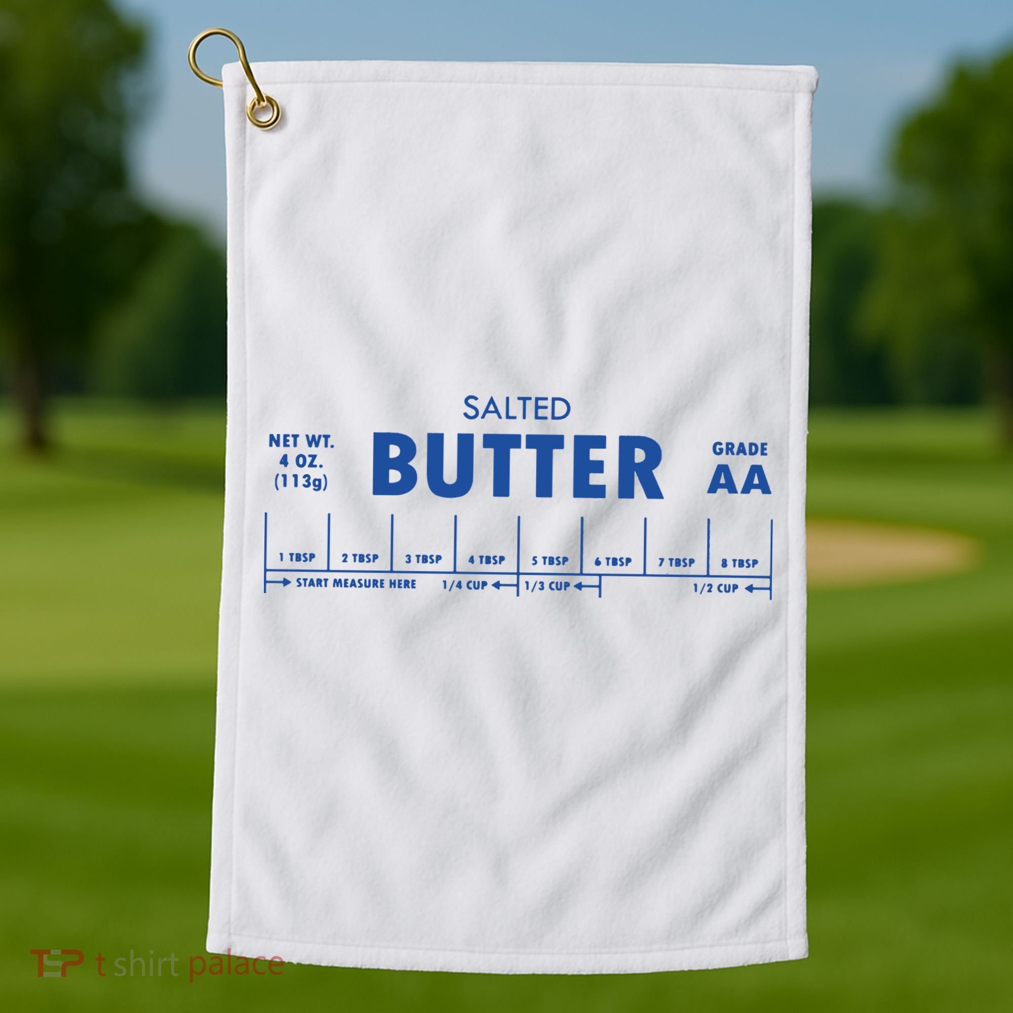 Salted Butter Baker Gift Butter Lover Golf Towel