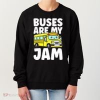 School Bus Buses Are My Jam Women's Sweatshirt thumb 0