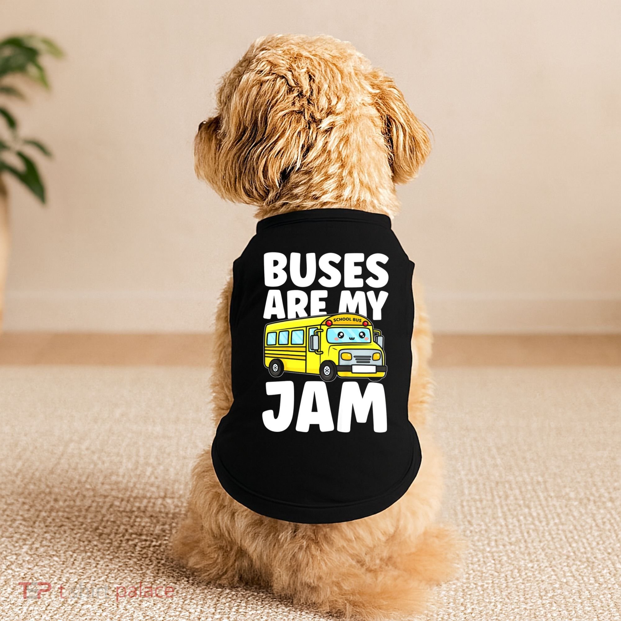 School Bus Buses Are My Jam Doggie Tank