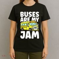 School Bus Buses Are My Jam T-Shirt thumb 4