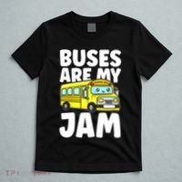 School Bus Buses Are My Jam T-Shirt thumb 5