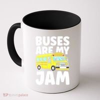 School Bus Buses Are My Jam Coffee Mug thumb 0