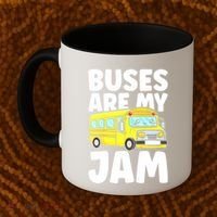 School Bus Buses Are My Jam Coffee Mug thumb 2