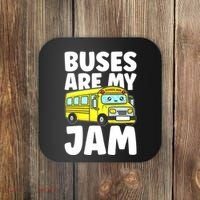 School Bus Buses Are My Jam Coaster thumb 0