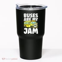 School Bus Buses Are My Jam Tumbler thumb 0