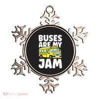 School Bus Buses Are My Jam Ornament thumb 0
