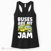 School Bus Buses Are My Jam Women's Tank Top thumb 0