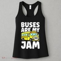 School Bus Buses Are My Jam Women's Tank Top thumb 3