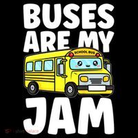 School Bus Buses Are My Jam Women's Tank Top thumb 5
