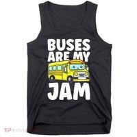School Bus Buses Are My Jam Tank Top thumb 0