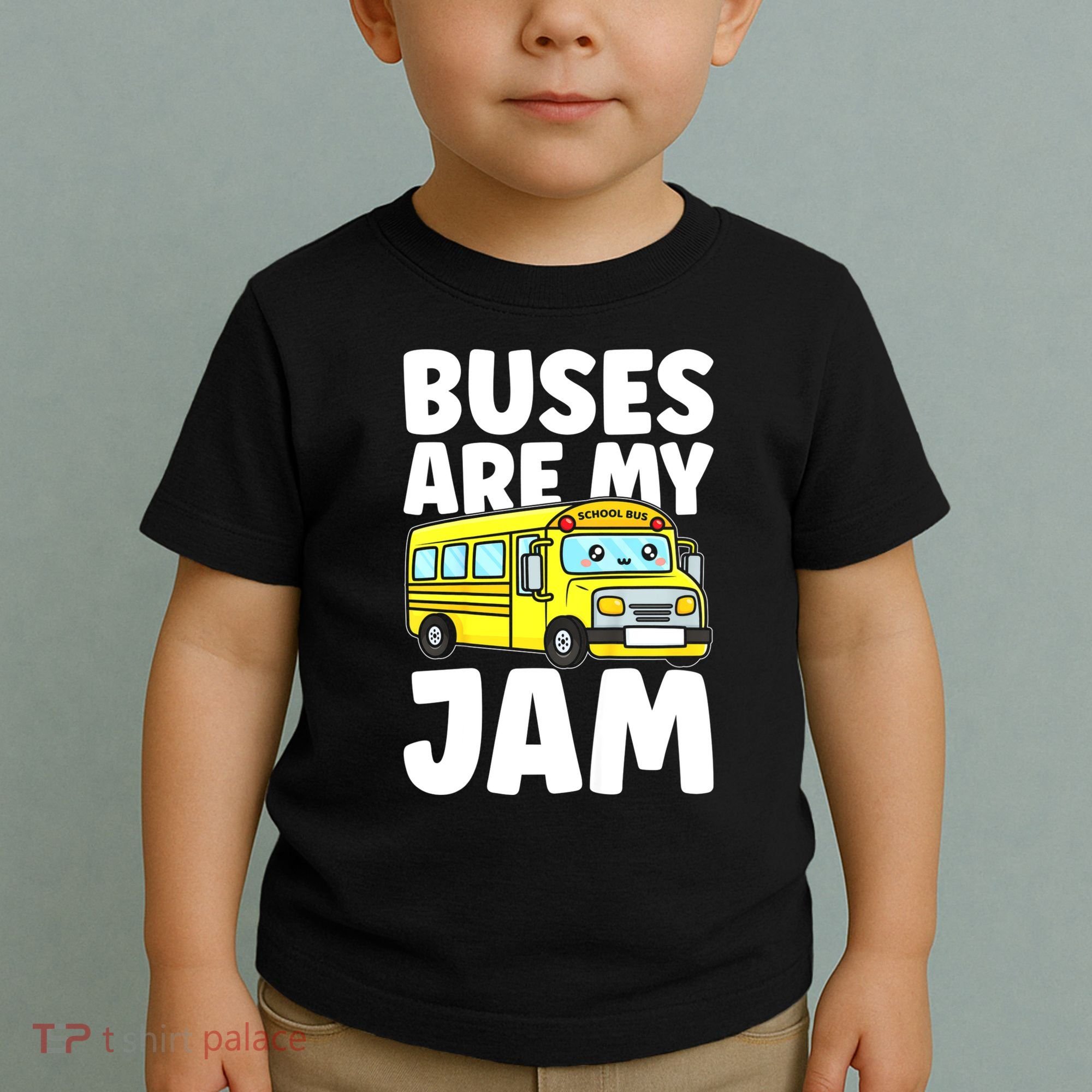 School Bus Buses Are My Jam Toddler T-Shirt