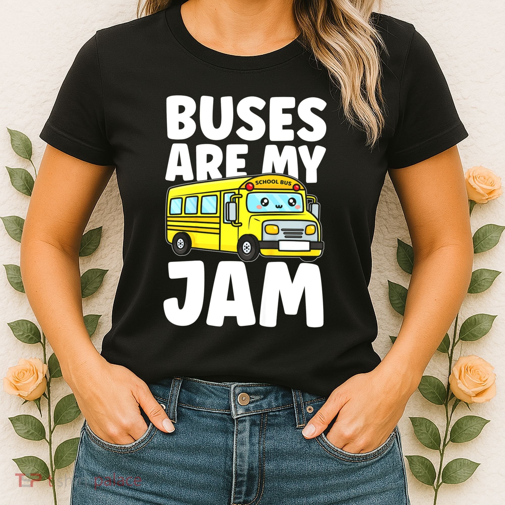 School Bus Buses Are My Jam Women's T-Shirt