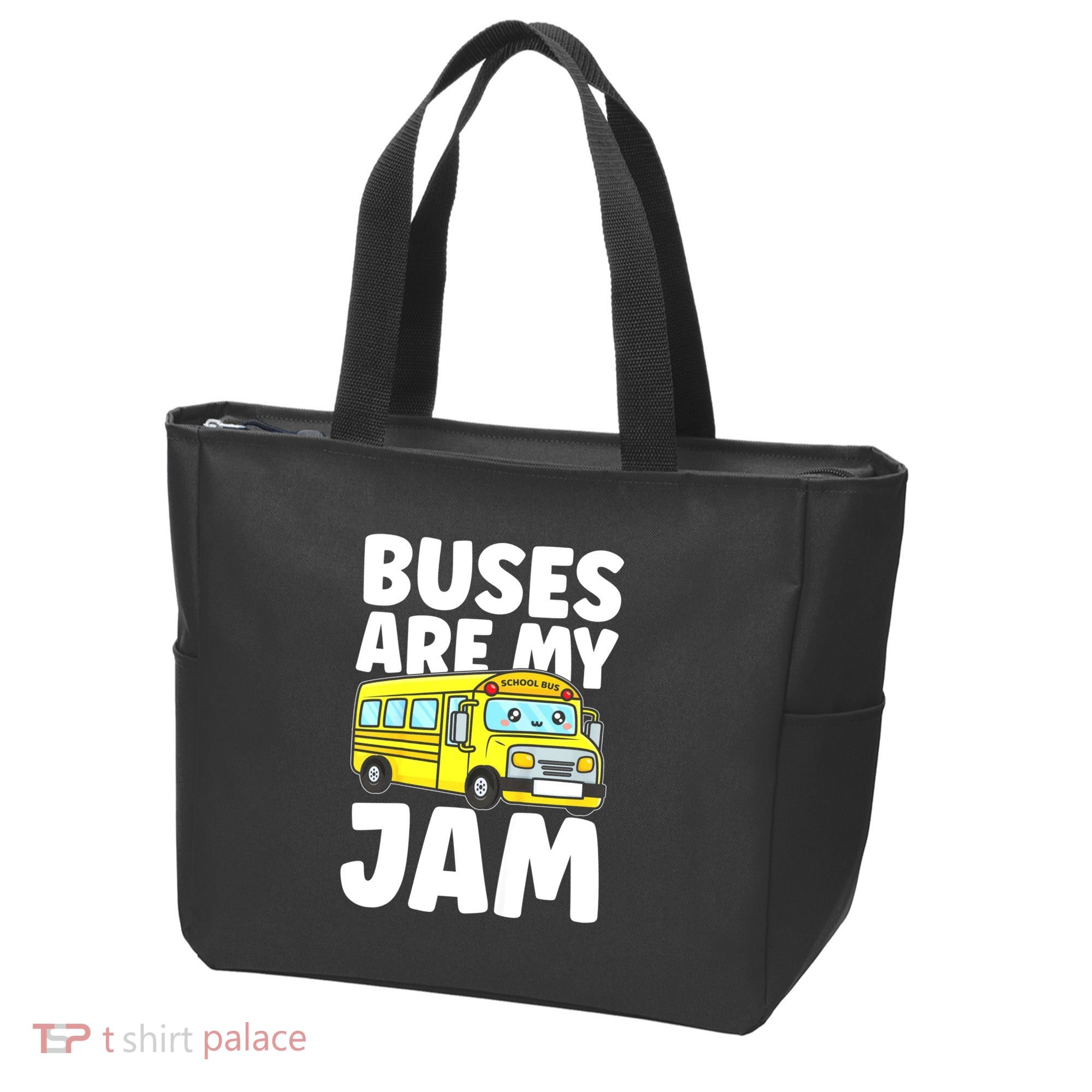 School Bus Buses Are My Jam Tote Bag