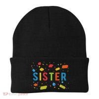 Sister Building Blocks Birthday Boy Beanie thumb 0