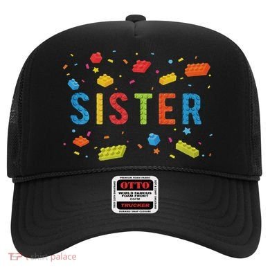 Sister Building Blocks Birthday Boy Hat