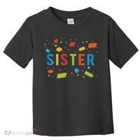 Sister Building Blocks Birthday Boy Toddler T-Shirt thumb 0