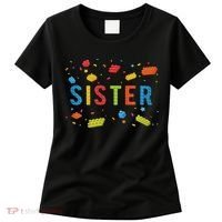 Sister Building Blocks Birthday Boy Women's T-Shirt thumb 0