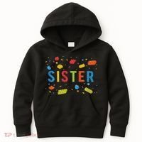 Sister Building Blocks Birthday Boy Kids Hoodie thumb 0