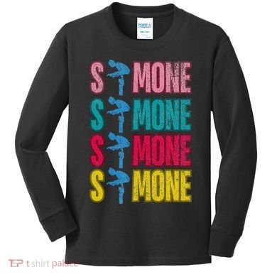 Simone Balance Beam Kids Long Sleeve Shirt