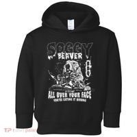 Soggy Beaver Bbq If ItS Not All Over Your Face Toddler Hoodie thumb 0