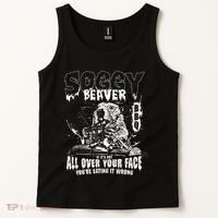 Soggy Beaver Bbq If ItS Not All Over Your Face Tank Top thumb 2