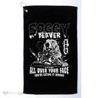 Soggy Beaver Bbq If ItS Not All Over Your Face Golf Towel thumb 0