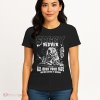 Soggy Beaver Bbq If ItS Not All Over Your Face Women's T-Shirt thumb 4