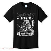 Soggy Beaver Bbq If ItS Not All Over Your Face Kids T-Shirt thumb 0