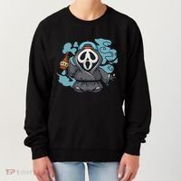 Skeleton Beer Cigar Funny Halloween Women's Sweatshirt thumb 0